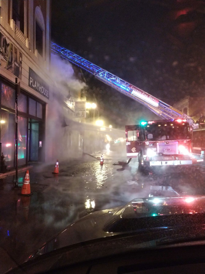 Extra Alarm Fire Destroys Building on South Michigan Ave Just South of ...