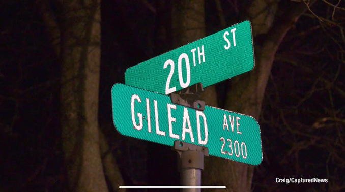 Shooting investigation near 20th Street and Gilead Avenue in Zion (PHOTO CREDIT: Craig/CapturedNews).