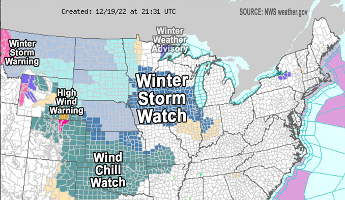 Winter Storm Watch: Deepest Snow Well North of Chicagoland; Severe