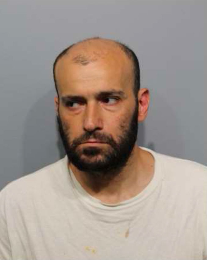 Evan B Dawood, accused of resisting arrest in Arlington Heights at Algonquin Road and Cedar Glen Drive in Arlington Heights, Monday, July 1, 2024 (SOURCE: Arlington Heights Police Department)