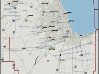 Storm damage paths being assessed this week by National Weather Service Chicago (SOURCE: NWS Chicago)