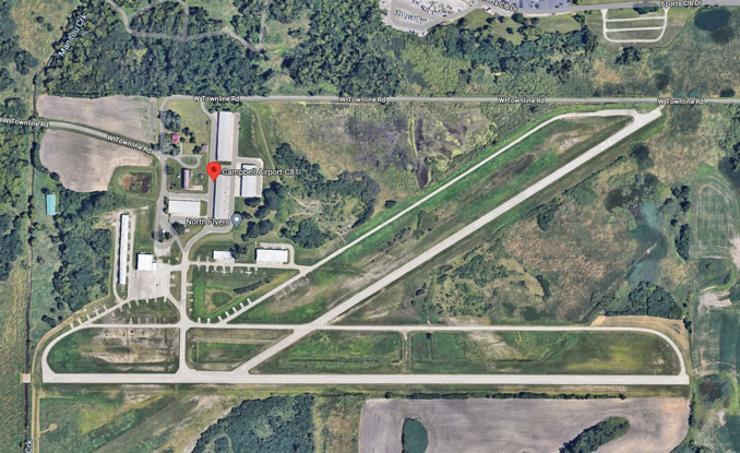 Campbell Airport in Grayslake satellite view (Imagery ©2024 Google, Imagery ©2024 Airbus, Maxar Technologies, Map data ©2024)