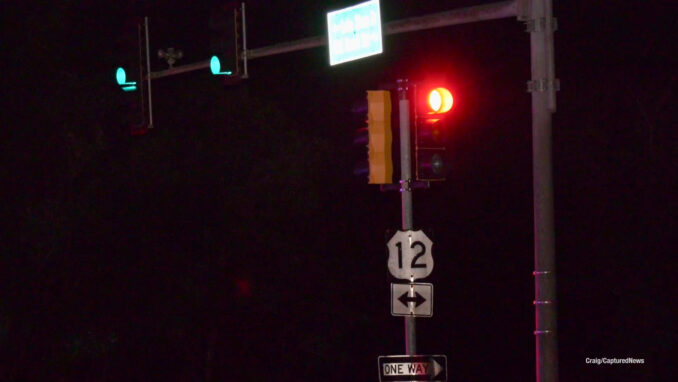 Scene of a fatal crash at US-12 WEST (northbound) and Old Rand Road/Lake Shore Drive in unincorporated Wauconda on Wednesday night, August 7, 2024 (Craig/CapturedNews)