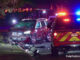 Crash scene on Lake Avenue near Magnolia Street Glenview, Illinois Saturday night, August 24 (PHOTO CREDIT: Craig/CapturedNews)