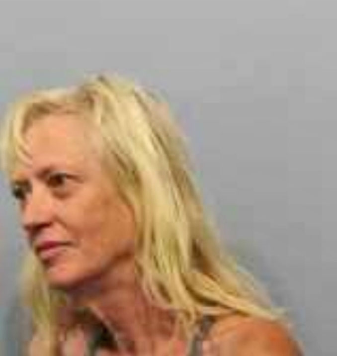 Karen Kline, charged with Criminal Trespass and Disorderly Conduct (SOURCE: Arlington Heights Police Department)