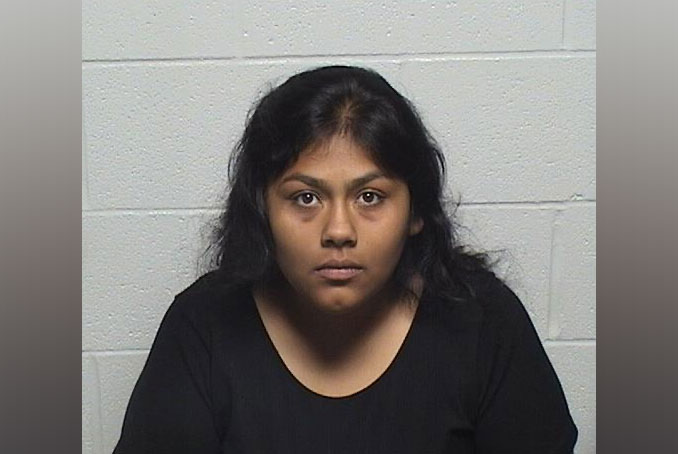 Luisa Sanchez, charged with Aiding a Fugitive, Obstructing Justice, and Unlawful Possession of a Firearm - No FOID (SOURCE: Lake County Sheriff's Office)