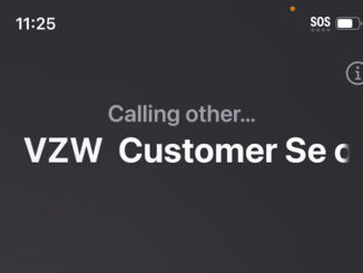 Apple iPhone with an SOS, indicating there is no normal connection to the subscriber's cellular network available (CARDINAL NEWS)