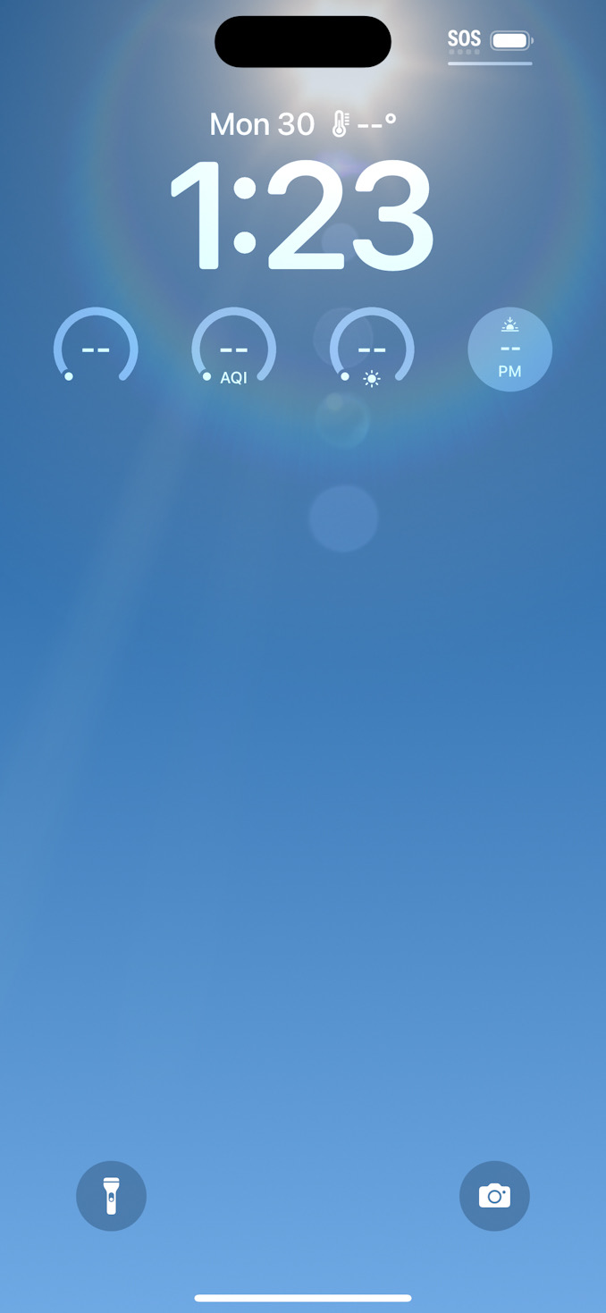 Apple iPhone weather wallpaper not updating on Monday, September 30, 2024 (CARDINAL NEWS)