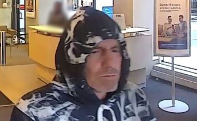 Bank robbery suspect at Citibank, 180 North Michigan Avenue, Chicago, on Monday, September 16, 2024 (SOURCE: FBI)