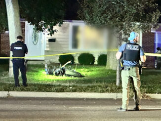 Serious motorcycle crash with a tree in the block of 900 S. Elmhurst Rd., Thursday night September 12, 2024