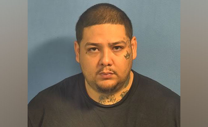 David Salinas, charged with Aggravated Unlawful Use of a Weapon and other charges (SOURCE: DuPage County Sheriff's Office)