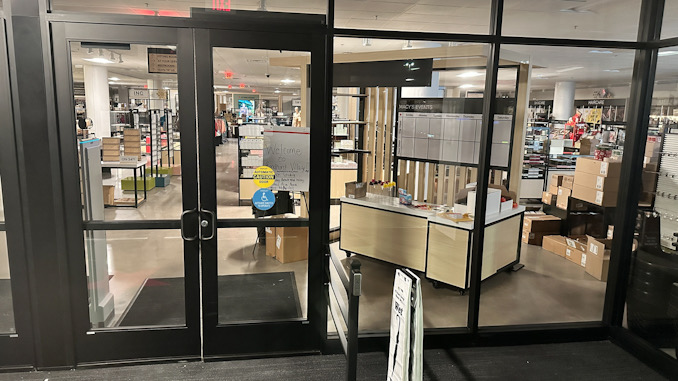 Macy's interior at Randhurst Village just before a soft opening scheduled for Saturday, October 26, 2024 at Randhurst Village (CARDINAL NEWS)