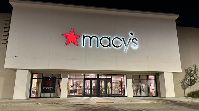 Macy's storefront at Randhurst Village just before a soft opening scheduled for Saturday, October 26, 2024 at Randhurst Village (CARDINAL NEWS)