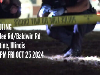 Evidence collection Palatine Police Department at Dundee Road and Baldwin Road (CARDINAL NEWS)