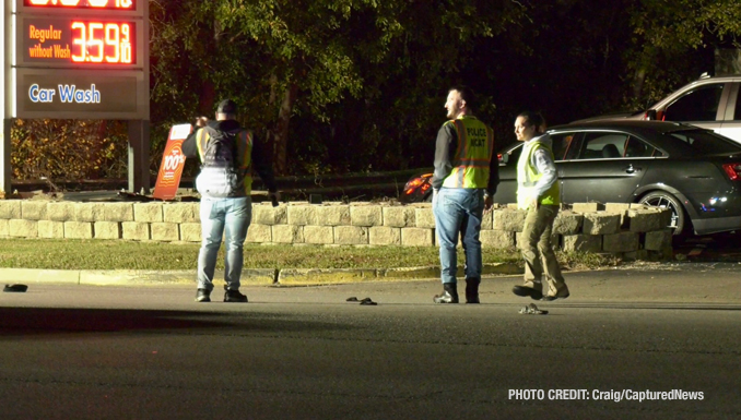 MCAT investigators on the scene after a fatal vehicle vs pedestrian crash on Friday night, October 18, 2024 (PHOTO CREDIT: Craig/CapturedNews)