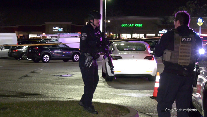 Police on scene in Vernon Hills where a male adult was critically wounded Thursday night, November21, 2024 (Craig/CapturedNews).