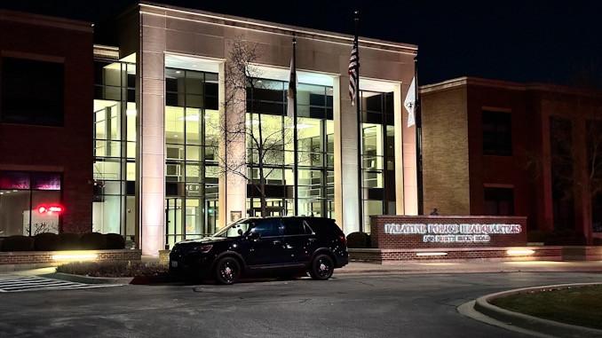 Palatine Police Department headquarters Saturday, November 3, 2024 at 11:57 p.m. (CARDINAL NEWS)